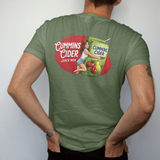 'Cummins Cider' Men's T-Shirt - Military Green - Premium Cotton