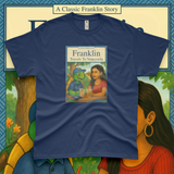 'Franklin Travels To Venezuela' Unisex T-Shirt - Navy Blue - Premium Heavy Weight Cotton