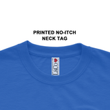 'I'm Very Vulnerable' *Thicc Latinas Version* Men's T-Shirt - Blue - Premium Heavy Weight Cotton
