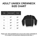 'Spooky BOObs' Skeleton Hands Crewneck - Black - Premium Brushed Fleece Cotton Blend